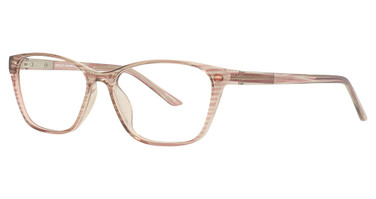 Cool Clip Eyeglasses CC855 Transparent Striped Rose/30