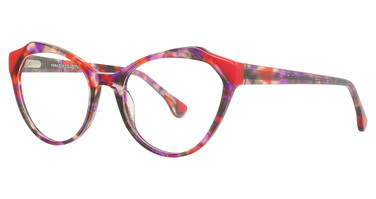 Paradox Eyeglasses P5091 Purple Tortoise & Red Trim/30
