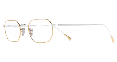 Cutler and Gross Eyeglasses AUOP000548RG RHODIUM/GOLD 24 KT/004