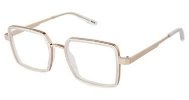 Kliik:denmark Eyeglasses K-762 CRYSTAL GOLD/S413