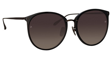 Linda Farrow Eyeglasses LFL747S KINGS BLACK/MATT BLACK/GREY GRAD/030