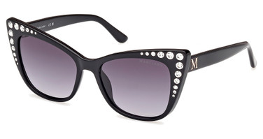Guess? Eyeglasses GM00000 shiny black / gradient smoke/01B
