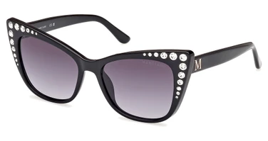 Guess? Eyeglasses GM00000 shiny black / gradient smoke/01B