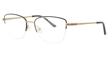 Cote d Azur Eyeglasses CDA-372 Black / Antique Gold/3