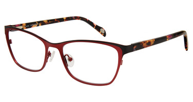 Laura Ashley Eyeglasses Caroline DARK BURGUNDY/DKBG