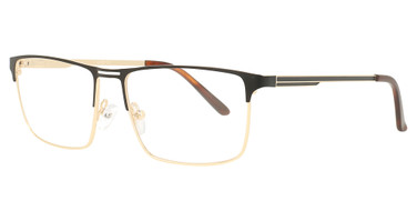 Vue Eyeglasses V1157 BLK/GOLD/C1