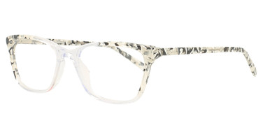 Takumi Eyeglasses TK1282 Crystal & Black And White Marble Mix/70