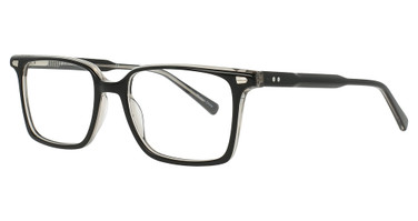 Adin Thomas Eyeglasses AT-640 Black / Smoke/1
