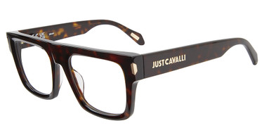 Just Cavalli Eyeglasses VJC120 Shiny Dark Havana 0722