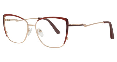 DICAPRIO Eyeglasses DC239 Burgundy Gold