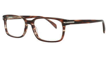 Vue Eyeglasses V1172 BROWN STRIPE/C1