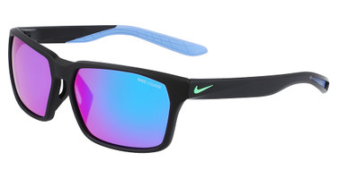 Nike Eyeglasses NIKE MAVERICK RGE M N IF2487X MATTE BLACK/TURQ MIRROR/010