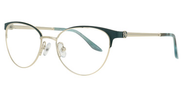 AV Studio Eyeglasses 710 Teal/Gold