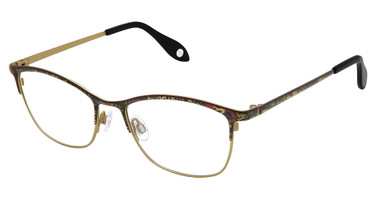 FYSH Eyeglasses FYSH 3768 BLACK MULTI GOLD/S200