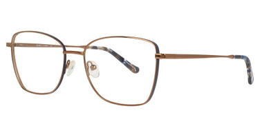 Cinzia Eyeglasses CIN-5185 Cinnamon / Navy/1