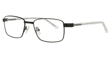 Michael Ryen Eyeglasses MR-442 Black / Crystal/1