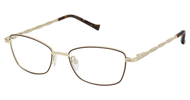 Tura Eyeglasses R714 brown/gold/BRN