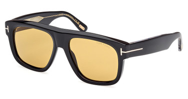 Tom Ford Eyeglasses FT1201-F shiny black / brown/01E