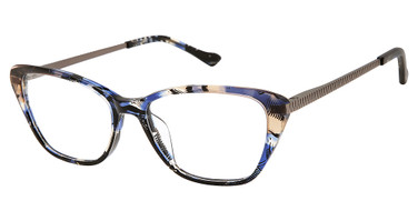 Nicole Miller Eyeglasses LUCARNE BLUE/C01