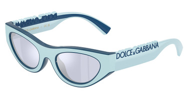 DOLCE & GABBANA KIDS Eyeglasses DX6012 AZURE RUBBER/BLUE/30151U