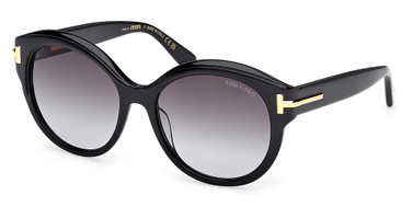 Tom Ford FT1251 shiny black / gradient smoke/01B