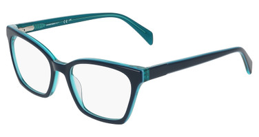 Marchon NYC Eyeglasses M-5044 TEAL LAMINATE/320