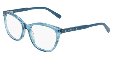 Nine West Eyeglasses NW5245 TURQUOISE HORN/433