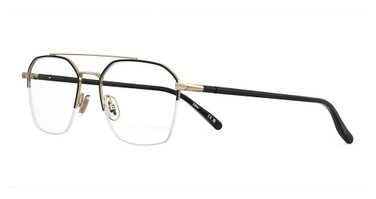 Safilo Elasta Eyeglasses E 8012 BLK GOLD B/02M2
