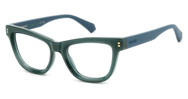 Polaroid Eyeglasses PLD D576/US TEAL/0ZI9