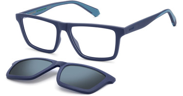 Polaroid Eyeglasses PLD D590/C MTT BLUE M/0FLL