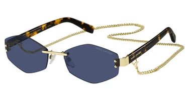 Marc Jacobs Eyeglasses MARC 496/S AIR GOLD BLUE/0LKS