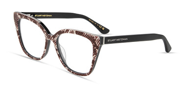 STUART WEITZMAN Eyeglasses WZN 1028/G PTTRBKWHT/003K