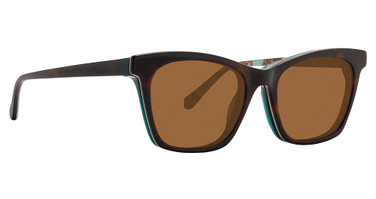 Vera Bradley Eyeglasses Meridian Sun Clip Tortoise/LNP