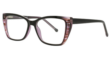 Enhance Eyeglasses 4567 Black/Purple
