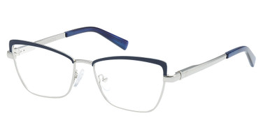 Abercrombie & Fitch Eyeglasses AF50032 shiny light nickeltin/010