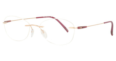 Silhouette Eyeglasses 5500 BA Rosegold/Raspberry/3530