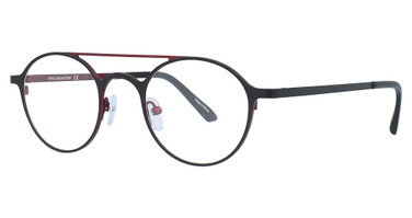 iChill Eyeglasses C7000 Matt Black & Burgundy/90