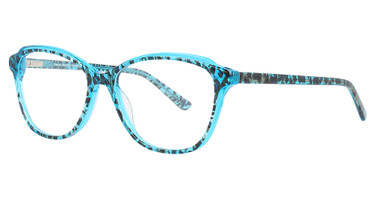 Takumi Eyeglasses TK1126 Turquoise Crystal with animal print/60