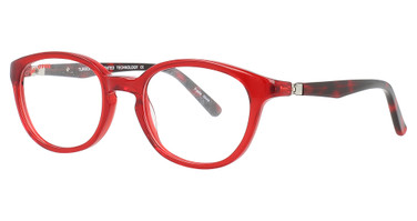 Easyclip Eyeglasses EC495 Red Crystal/35