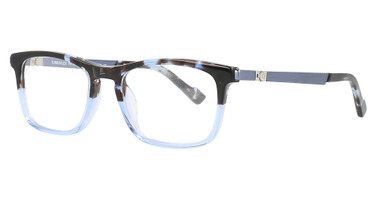 Easyclip Eyeglasses EC494 Demi Blue & Crystal Blue/50
