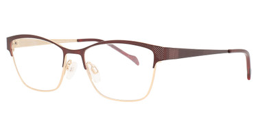 RUNWAY TITANIUM Eyeglasses RT821 WINE/GOLD