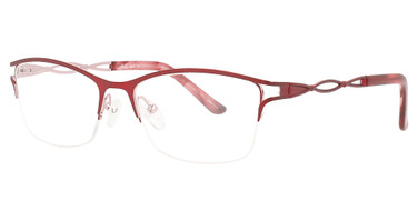 Joan Collins Eyeglasses 9872 MATT RED/PINK