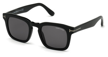 Tom Ford Eyeglasses FT0751-N shiny black / smoke/01A