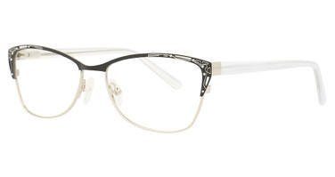 Otego Optical Eyeglasses TI-202 Matte Black/Silver/C-3
