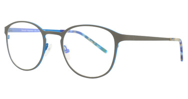 NW77th Eyeglasses Smooth Hoperator GUNMETAL OUTSIDE BLUE INSIDE/C2