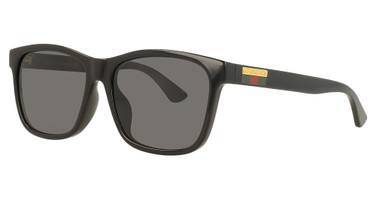 Gucci Eyeglasses GG0746S BLACK-BLACK-GREY/001