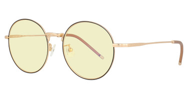 GUNNAR Optiks Eyeglasses Ellipse Black Gold