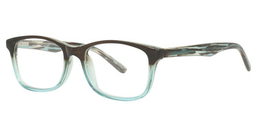 Elements Eyeglasses EL-428 Chocolate / Aqua/2