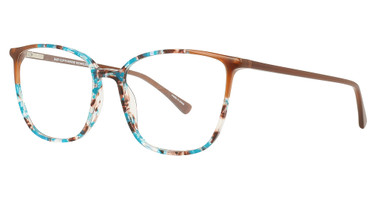 Easyclip Eyeglasses EC598 Turquoise Multicolor & Brown/10