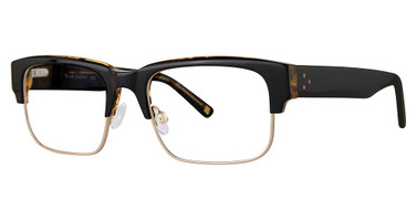 Randy Jackson Eyeglasses Randy Jackson 1120 BLACK/GOLD/235